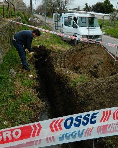 OSSE trabaja en reparaci�n cloacal en barrio Las Lilas