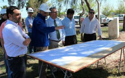 Antonio Ciancio recorri� las obras del acueducto del norte santafesino