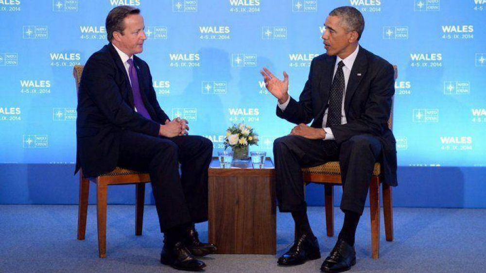 Obama y Cameron presionaron a sus aliados de la OTAN para hacer frente al 