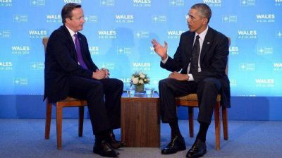 Obama y Cameron presionaron a sus aliados de la OTAN para hacer frente al 