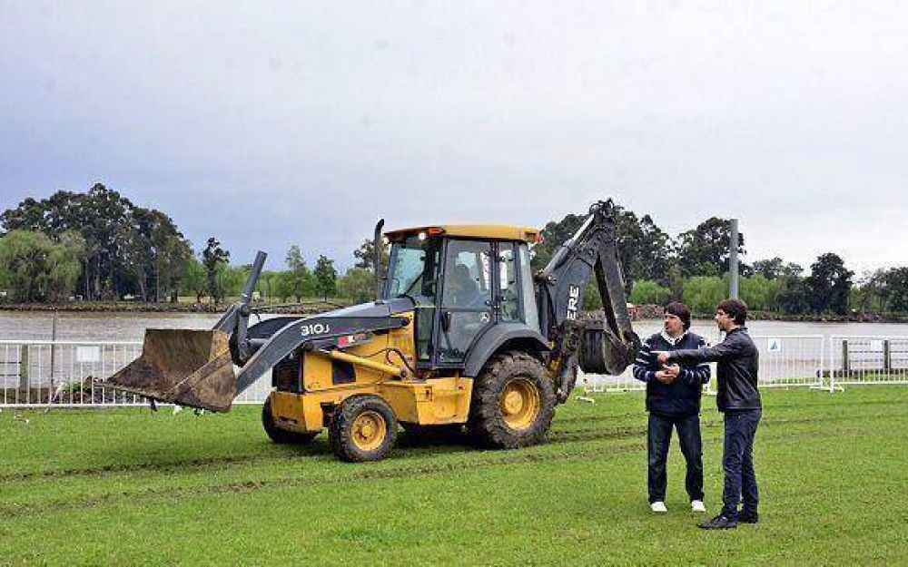 Obras de infraestructura para el Polideportivo N� 3 de San Fernando