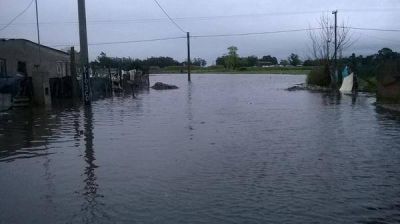  La lluvia volvi� a generar anegamientos en los barrios: no hay evacuados