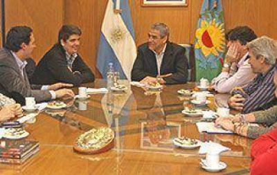 Ferraresi recibi� a funcionarios de San Luis