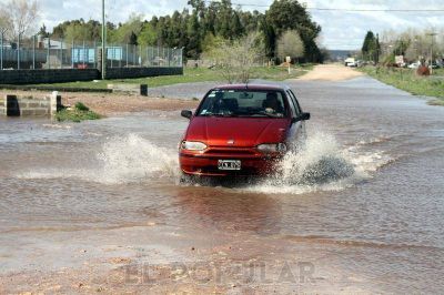 Las lluvias provocaron anegamientos en muchos barrios