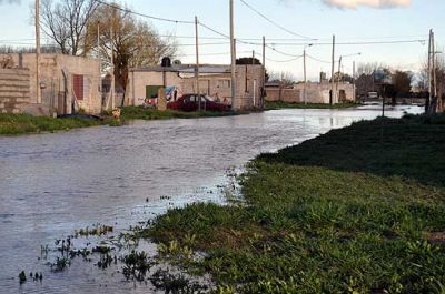 Problemas en calles por la fuerte tormenta