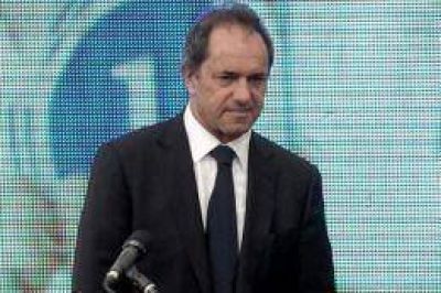Scioli: �Provincia y Naci�n no es para cualquiera, es para dirigentes que se la banquen