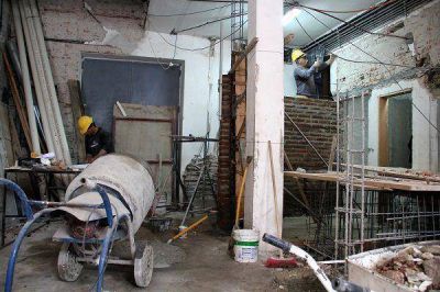 Los camarines del Teatro Gualeguaych� tienen un 23 % de avance de obra