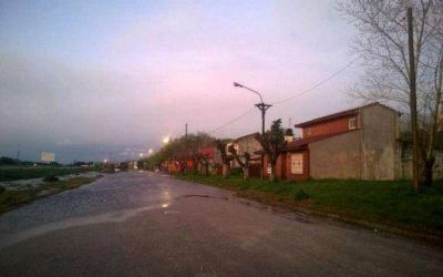 La autov�a 11 con agua y sin luz
