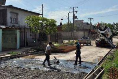 Budge, la localidad con m�s obras de asfalto de Lomas