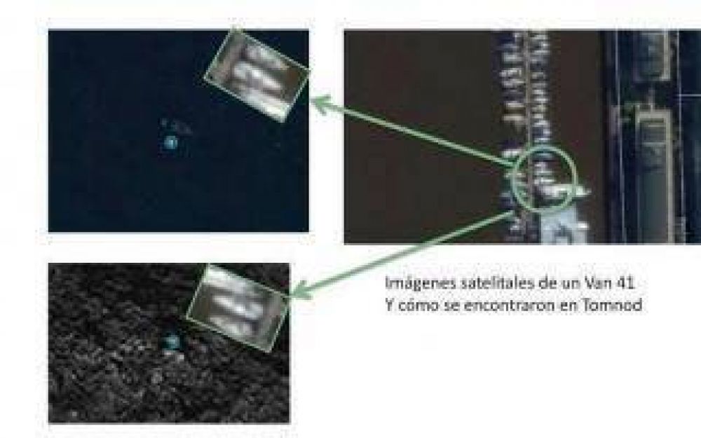 Naufragio en Brasil: Nuevas im�genes respaldan la vista por sat�lites del Tunante II