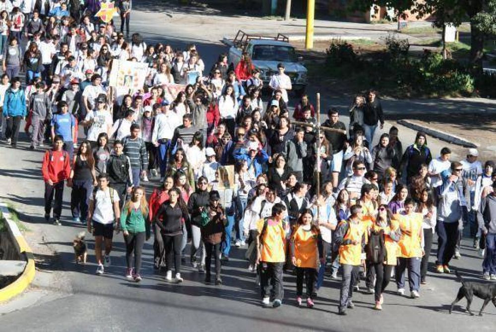 Entusiasmo joven por la paz