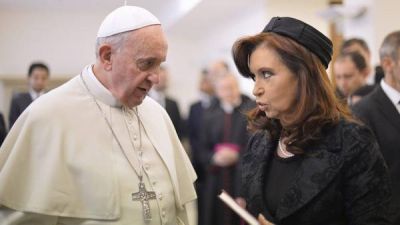 Cristina almorzar� con el Papa Francisco en Santa Marta