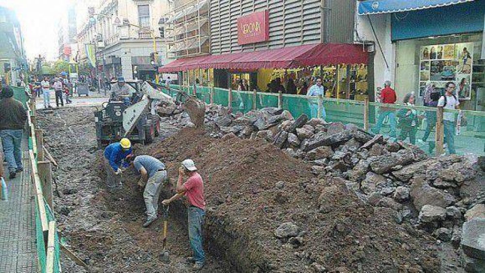 Avanzan las obras en Buenos Aires primera cuadra