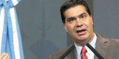 Capitanich defendi� la gesti�n de Insfr�n