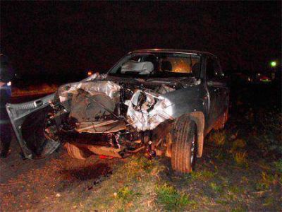 Paranaense protagoniz� un violento choque en la ruta 18 y fue hospitalizado