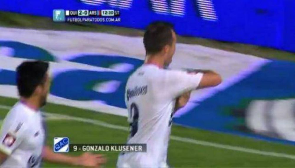 Klusener grit� gol y se lo dedic� a los hinchas de Talleres