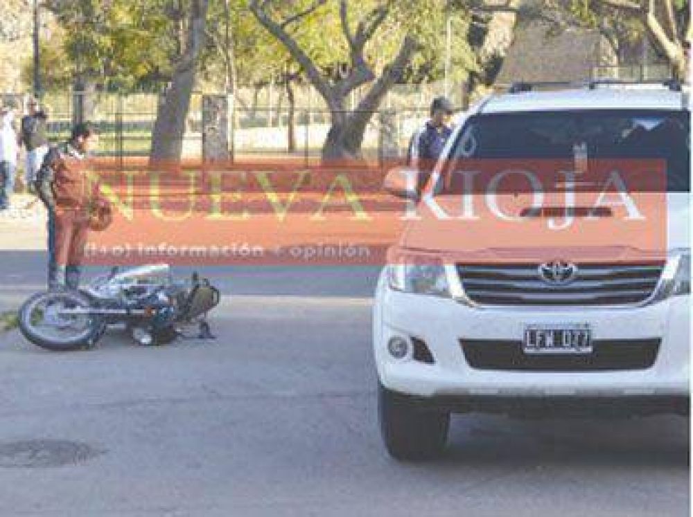 Joven herida en accidente en zona de la Quebrada
