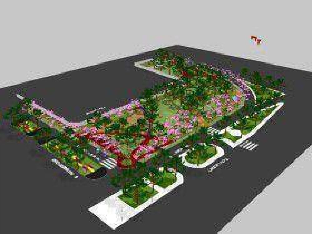 Avanza la remodelaci�n de la Plaza Aramburu