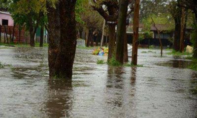 Las calles de Pilar, otra vez bajo el agua