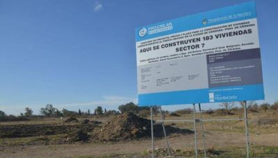 Largan las obras del plan Procrear de Liceo