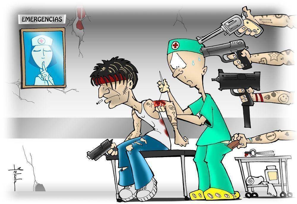 Paciente se cans� de esperar y amenaz� con un arma de fuego a un m�dico del HIGA