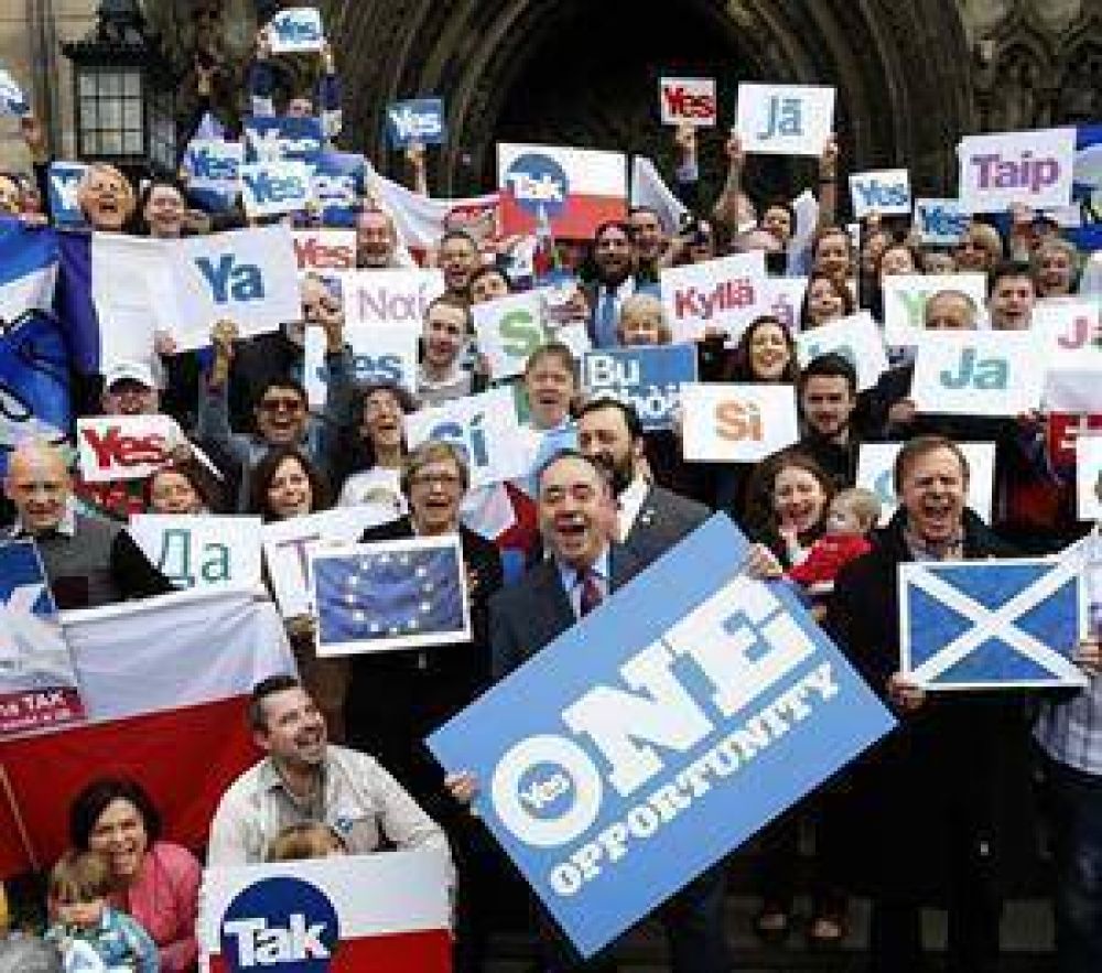 Los l�deres brit�nicos se unen para convencer a Escocia
