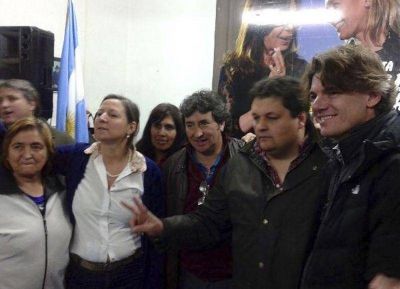 Nicol�s Scioli acompa�� a Martini en las elecciones internas del PJ