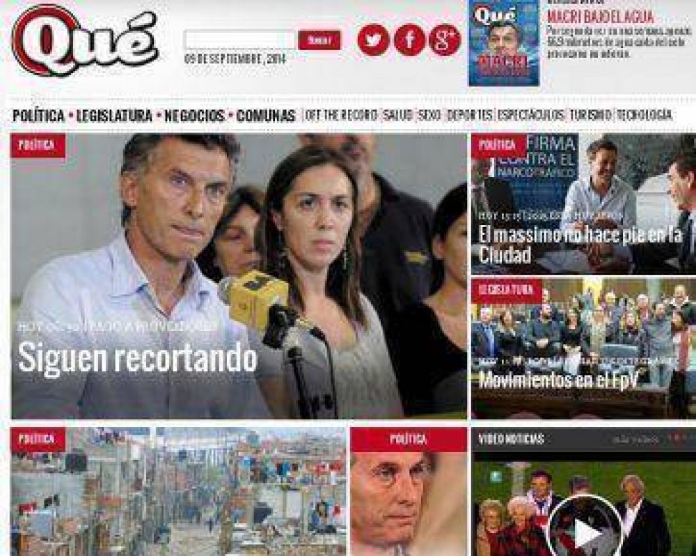 Revista Qu�, la nueva web de Capital Federal
