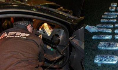Interceptan m�s de 2,5 millones de pesos en coca�na en el Puente