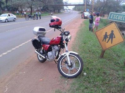 Posadas: choc� a un motociclista y se dio a la fuga