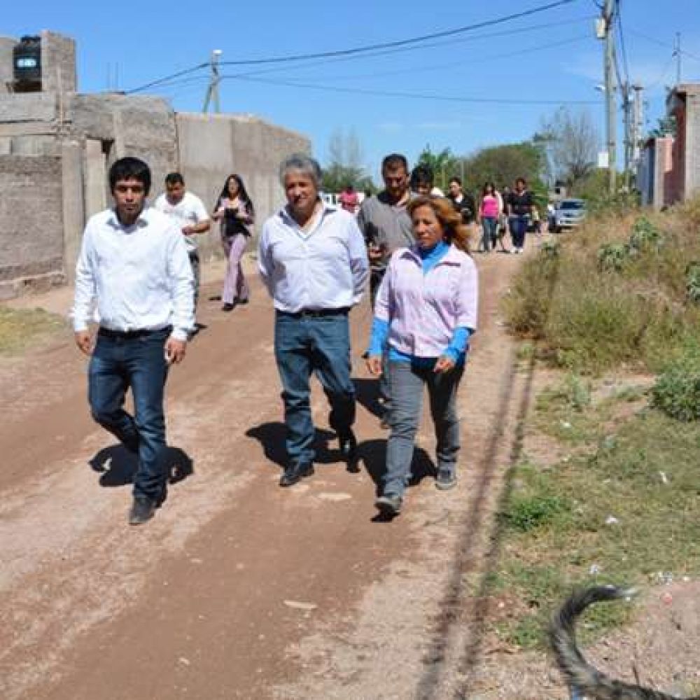 El gobierno continuar con las obras en el barrio Joya del Velasco