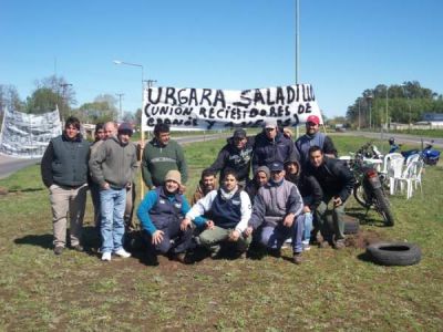 Transportistas de URGARA realizan medida de fuerza en Ruta 205