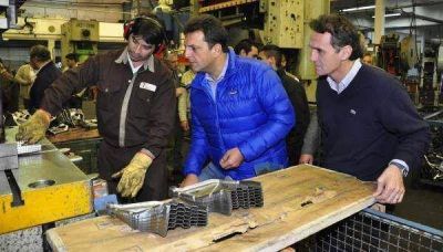 Katopodis y Massa visitaron una metal�rgica de San Mart�n