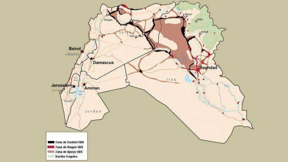El mapa del ISIS: qu� territorios controla y cu�les ans�a ocupar