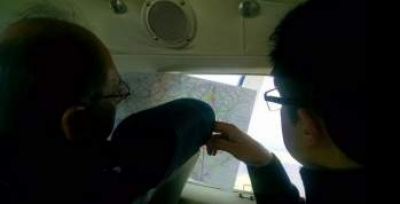 Arl�a sobrevol� la Cuenca del Salado con su equipo de Hidr�ulica 