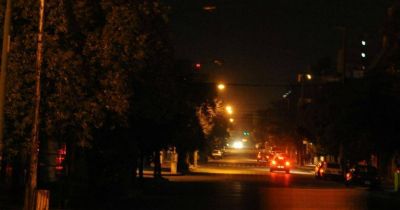 Alumbrado p�blico: sin foco, sin emergencia
