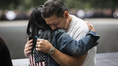 Emotiva ceremonia a 13 a�os del 11-S