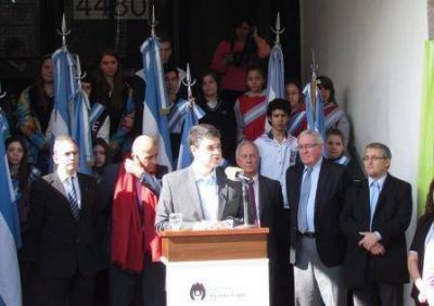 Jorge Macri present� las obras del centro universitario de Vicente L�pez 