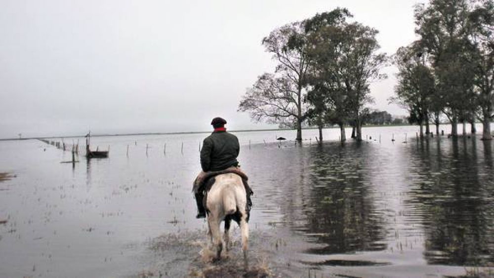 Hay campos enteros bajo el agua y los productores temen ms lluvias