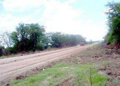 Retoman la pavimentaci�n del acceso a Pueblo Liebig