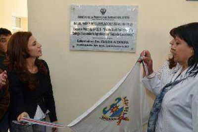 La gobernadora presidir� la habilitaci�n de obras en una instituci�n educativa