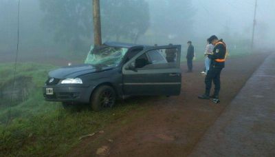 Despiste dej� un herido grave en Ober�