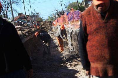 Anuncian fuerte inversi�n para la construcci�n de nuevos desag�es
