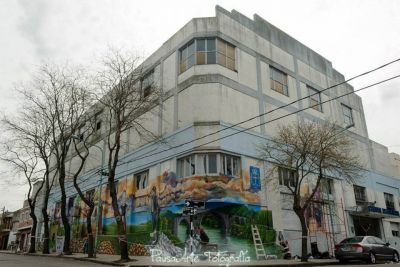 Avanza el mural m�s grande de Mar del Plata