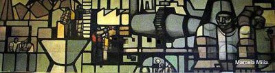Impulsan la declaraci�n de Patrimonio Cultural del mural de Pascual Di Bianco