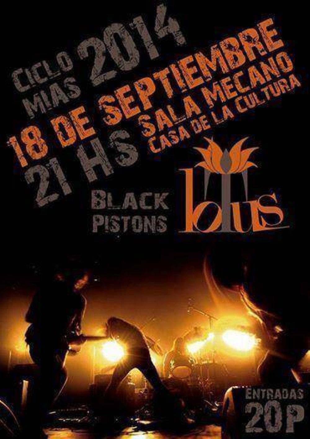 LOTUS Y BLACK PISTON en la 5� Muestra de M�sica Independiente 