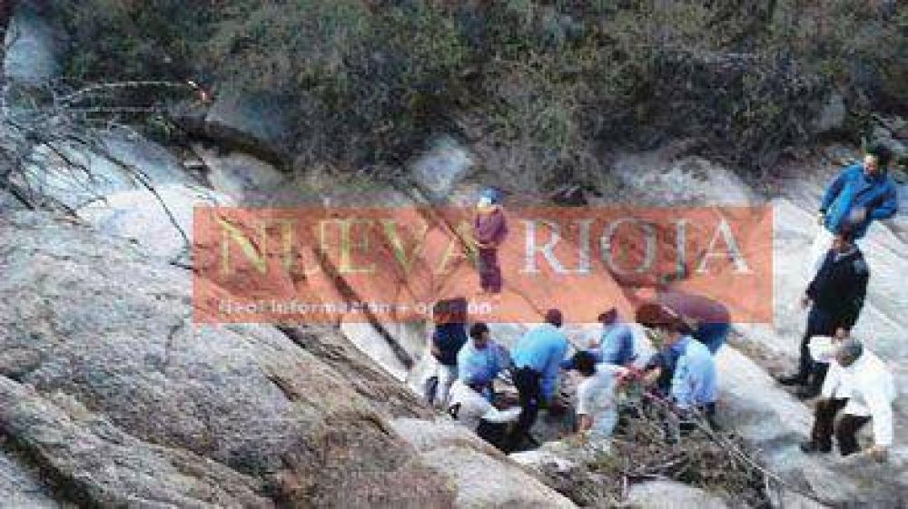 Espectacular rescate de un herido en las Sierras de Malanzn
