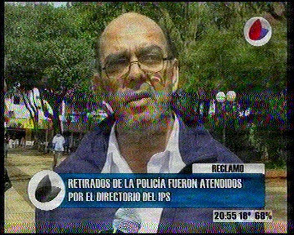 Retirados de la polic�a fueron atendidos por el directorio del IPS