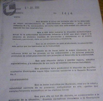LAS MUJERES EMBARAZADAS DE LA MUNICIPALIDAD NO DEBERAN CONCURRIR HASTA EL 17 DE JULIO