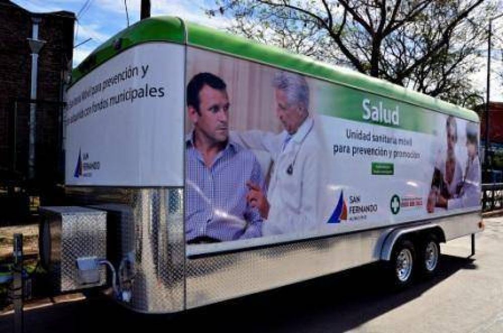 La Unidad Sanitaria M�vil del Municipio hace controles m�dicos en escuelas primarias de San Fernando 